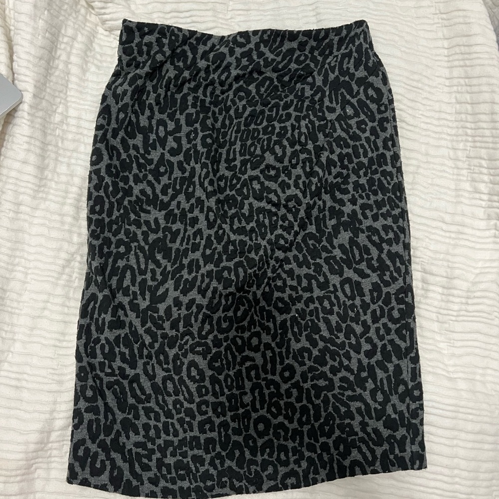 Leopard Print Skirt
